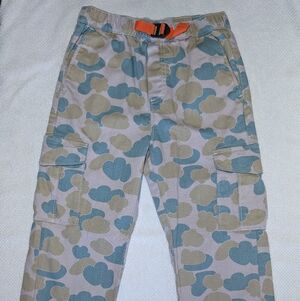 Hanna Andersson Boys Cargo Pants Cloud Camo 130 (8)